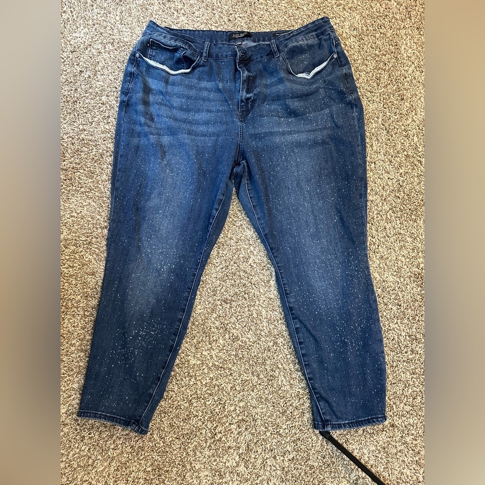Keene Mid Rise Bleach Splattered Mineral Wash